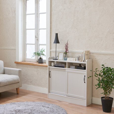 リビングスペースを広くするなら薄型キャビネットがおすすめ