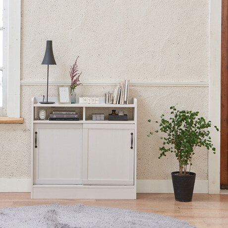 リビングスペースを広くするなら薄型キャビネットがおすすめ