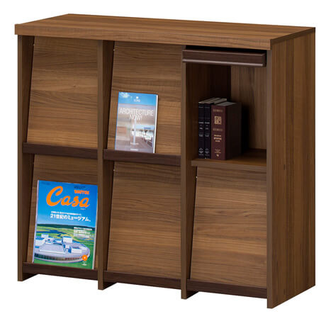 見せる収納でおしゃれなリビングに