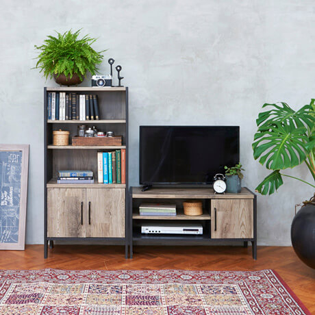 おしゃれとかっこよさを楽しめるアメリカンビンテージテイストのテレビ台