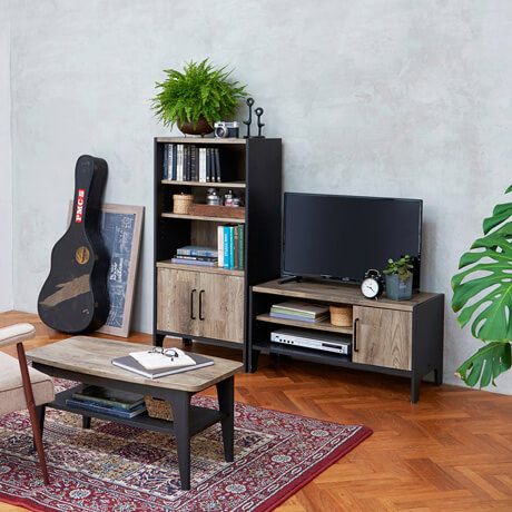 おしゃれとかっこよさを楽しめるアメリカンビンテージテイストのテレビ台