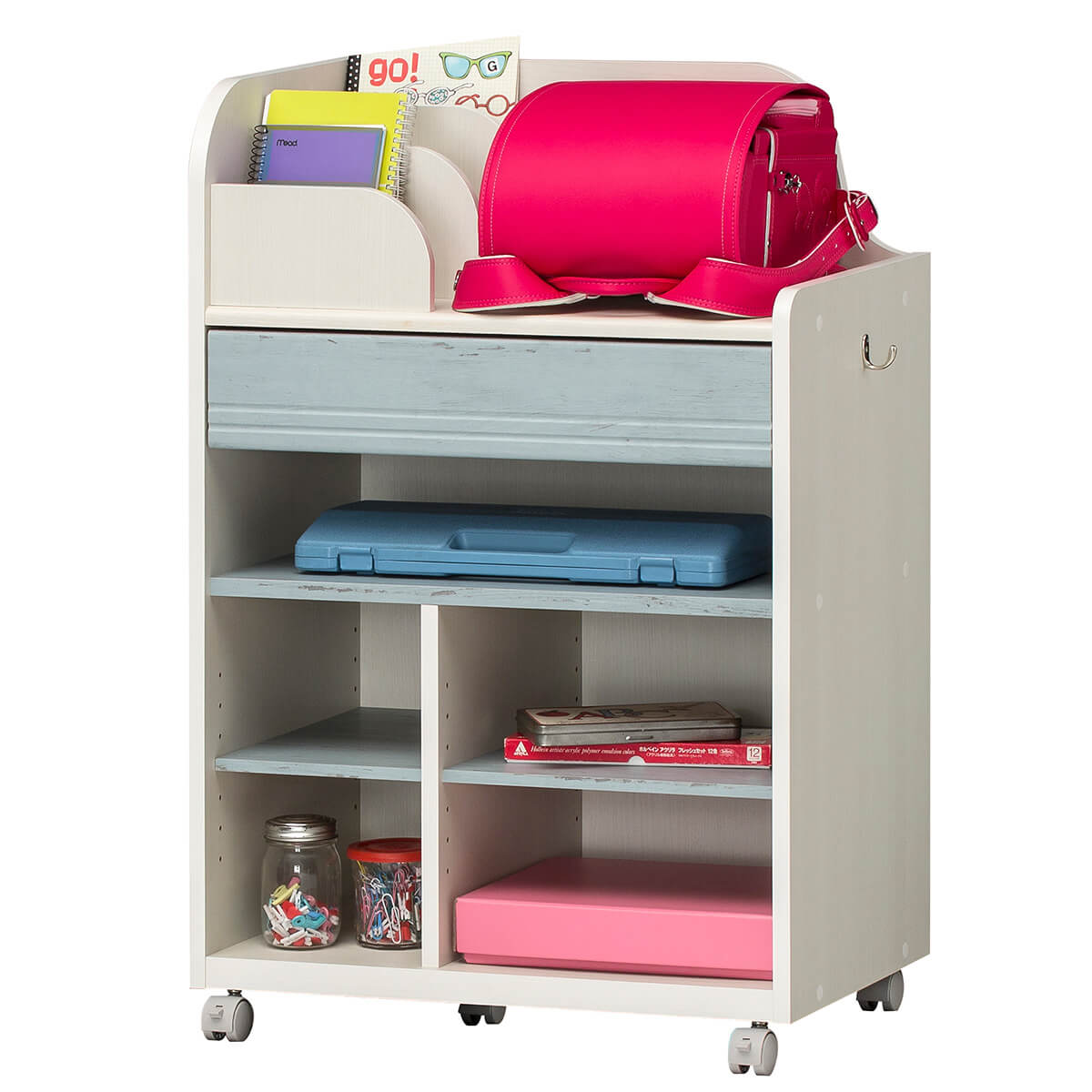 移動楽ラク！キャスター付ランドセルラック