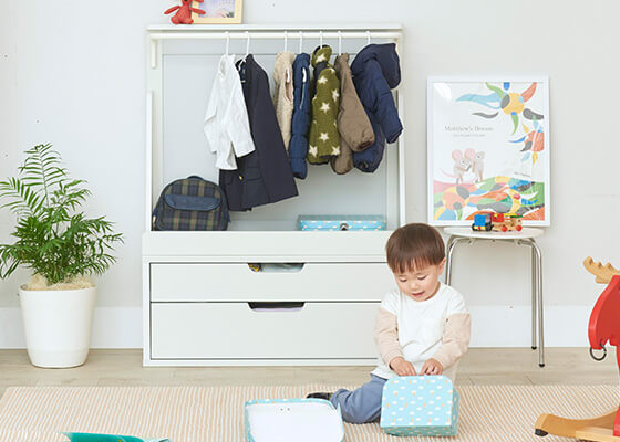 子供の年齢別 子供服収納アイデア | 家具インテリア通販のSHIRAI STORE