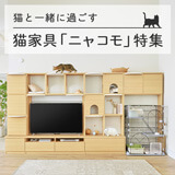 猫と一緒に過ごす 猫家具「ニャコモ」特集