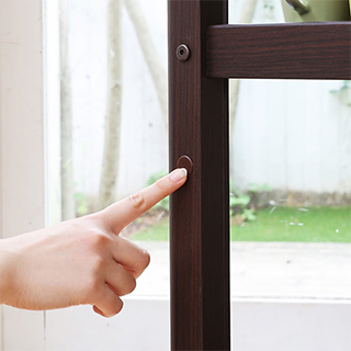 取付位置を選べる中棚