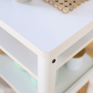 角に丸みをもたせた優しいデザイン