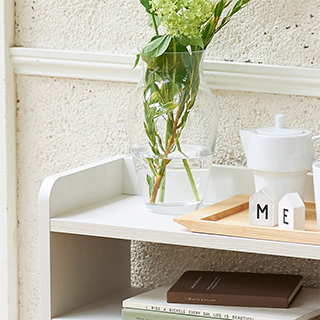 物が落ちにくい天板