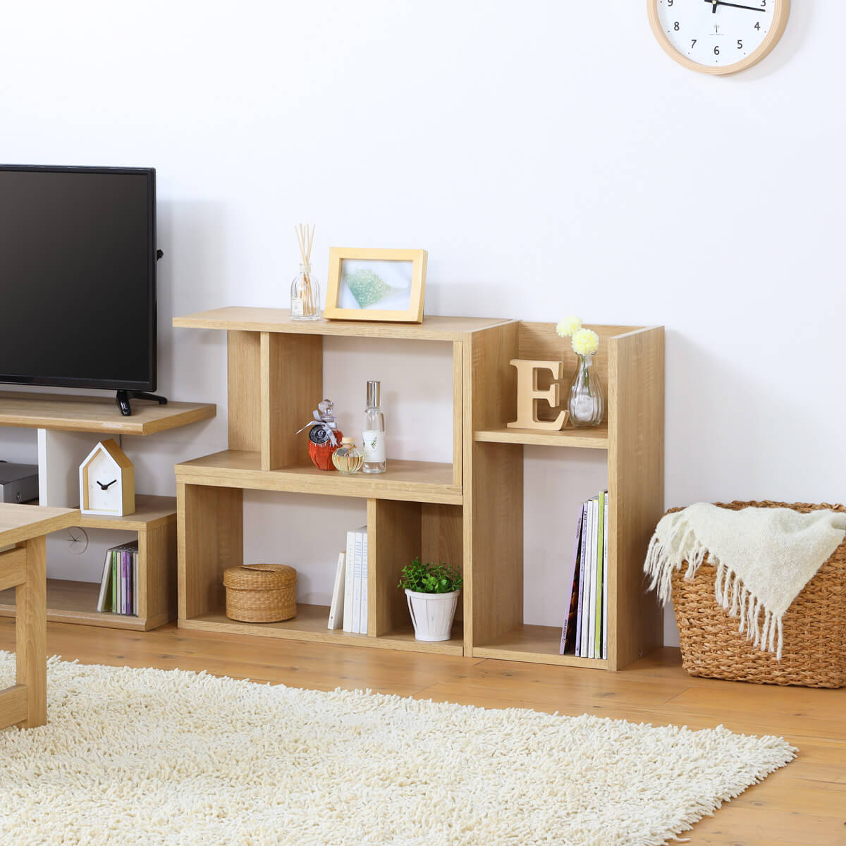 組み合わせを楽しめるコの字ラック