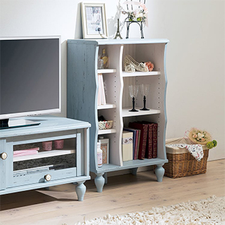 ウェーブ形状のシルエット