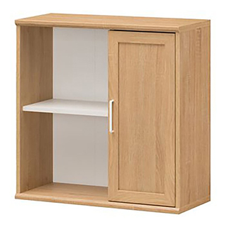 左右どちらの開き方でも使える扉