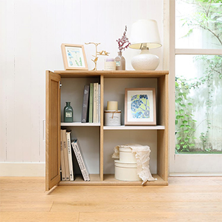 ディスプレイも収納も