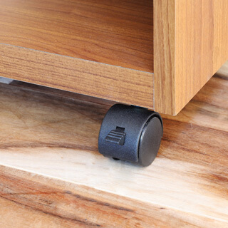 掃除や移動がしやすいキャスター付き