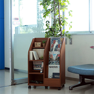 オフィスのマガジンラックとして