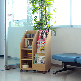 オフィスのマガジンラックとして