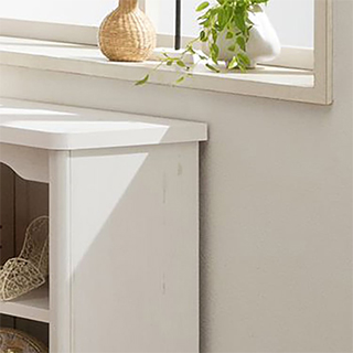 天板を利用した巾木よけ