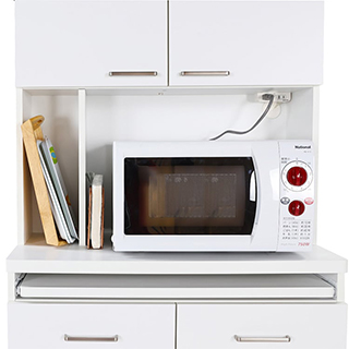 レンジ収納スペース