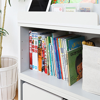 図鑑や絵本の収納