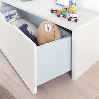 グレーカラーが遊び心のあるデザイン