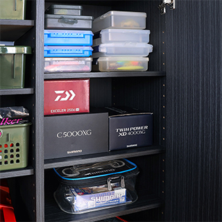 変色防止の扉収納