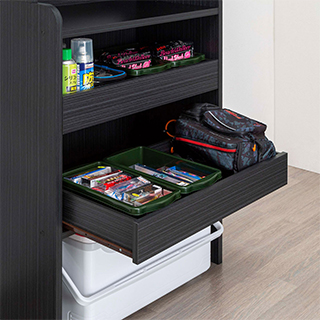 在庫がわかる収納