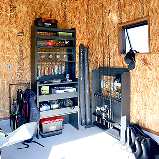 趣味部屋やガレージに