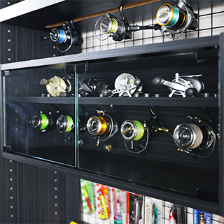 スピニングリール収納