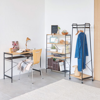 「木×鉄」の甘辛MIXインテリア