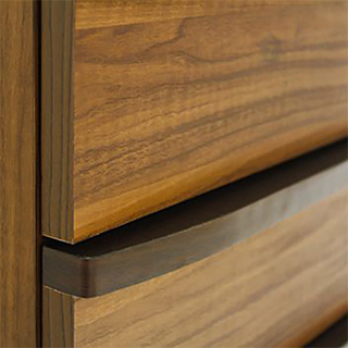 取っ手のアクセントデザイン