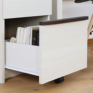 補助用キャスター付き引き出し