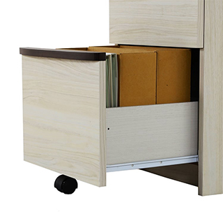 補助用キャスター付き引き出し