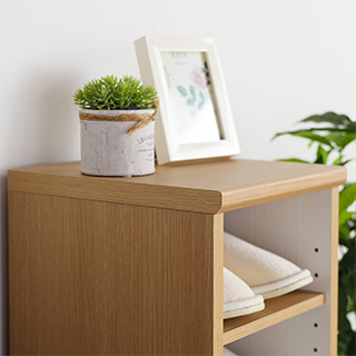 ボリューム感のある天板エッジ