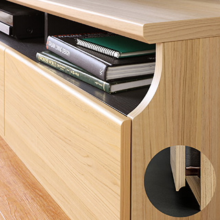 すっきりとした引き出し