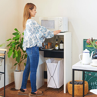 電子レンジが使いやすい高さ