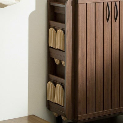 省スペースなスリッパラック