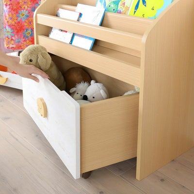 トロッコタイプのおもちゃ収納