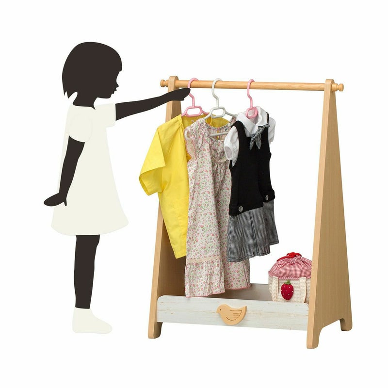 [子供が取りやすい高さ]子供が服を取れる高さにしました。
