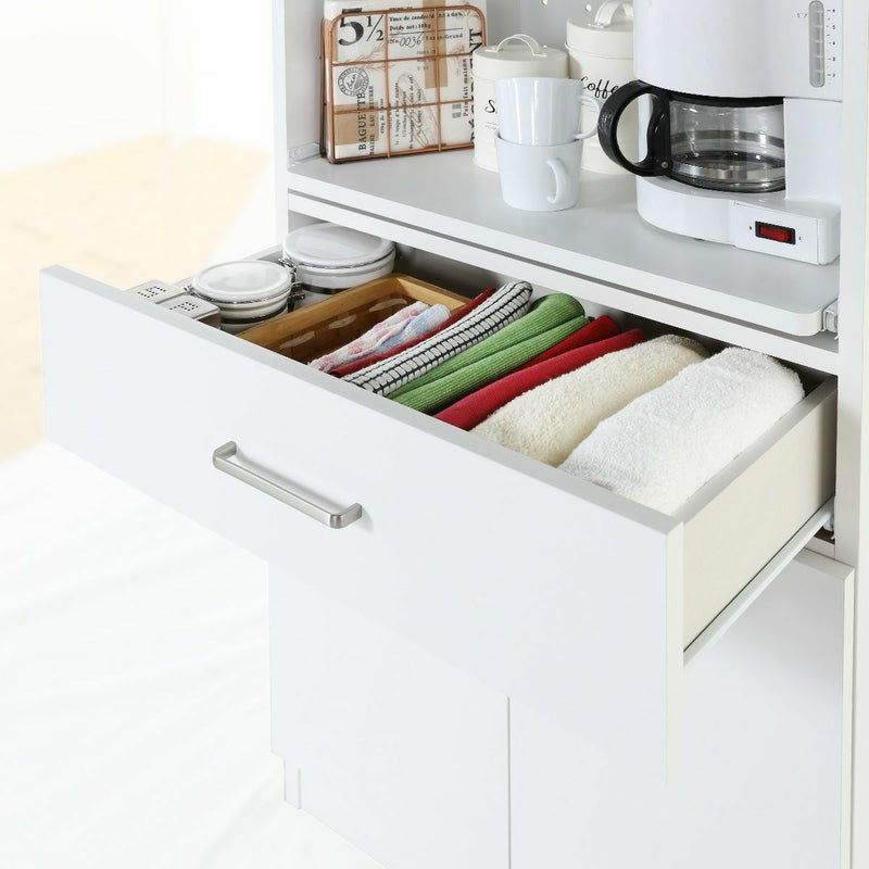 [引き出し収納]引き出しはこまごまとしたカトラリーの収納にぴったりです。