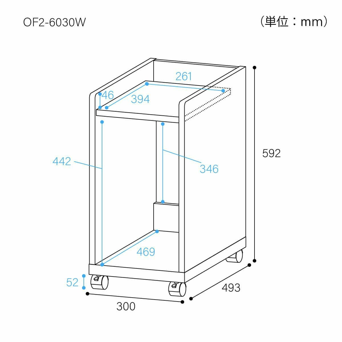 複数台在庫あり! 店舗什器 棚付きワゴン 幅90×奥60×高さ125cm ホワイト キャスター付き 業務用 ワゴン 陳列棚 ワゴンラック 什器 スチールワゴン ワゴンセール 店舗備品 店内陳列 まとめ買い大歓迎! 苫小牧西店 サイドワゴン ラック 幅30cm 高さ60cm ホワイト 白 キャスター付