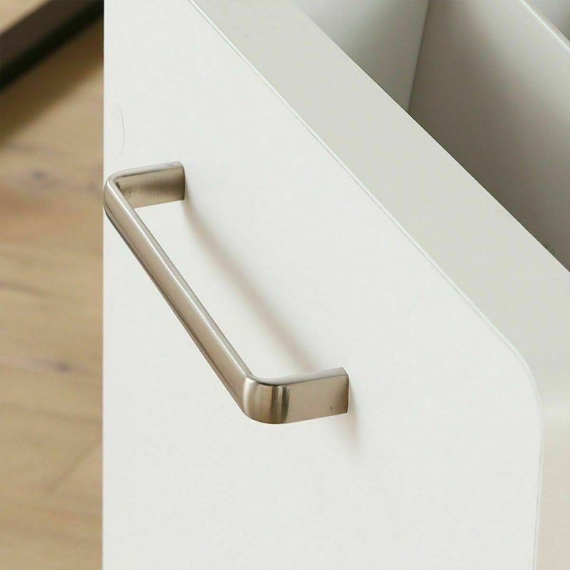 [引き出しやすい取っ手付き]取っ手が1つ付いています。デスク下から引き出すときにスムーズに動かせます。