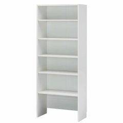 国産 クローゼット ラック 幅80cm 高さ200cm ホワイト 白 連結可能 巾木よけ付 衣類収納