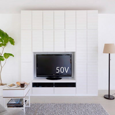 50V型までのテレビ対応