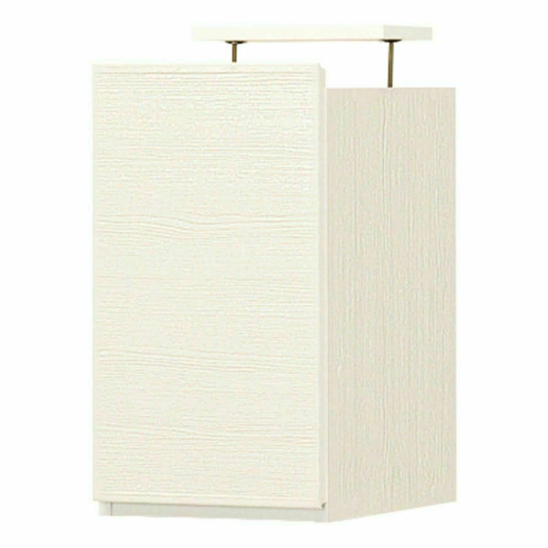 国産 壁面収納 上置き ラック POR-1830DWH用 幅30cm 高さ55cm ホワイト 白木目 天井突っ張り