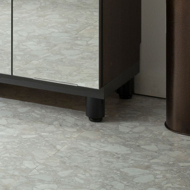 [専用フットの取付可]専用フット（別売）を取り付けて使うことができます。土間での使用時や足元に空間をつくりたい時にお使いください。※画像はPRE-EM1860M-DK