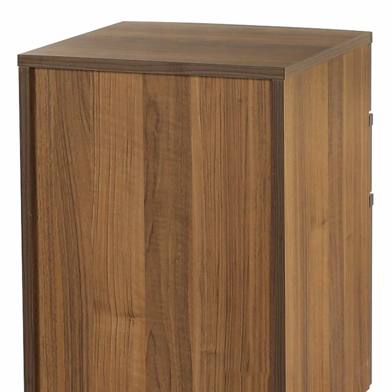 [背面化粧有]置き場所を選ばない背面化粧仕様。デスクサイドや単品でもご利用になれます。