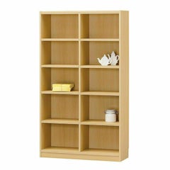 フリーラック 幅87cm 高さ150cm ナチュラルオーク1 全棚可動 本棚 シェルフ