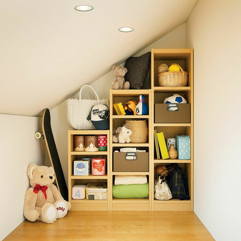 [小さなサイズのラック]狭いスペースも有効活用できる小さなサイズのラックです。※画像はNA色