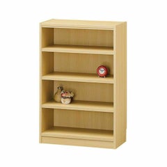 フリーラック 幅59cm 高さ90cm ナチュラルオーク1 全棚可動 本棚 シェルフ