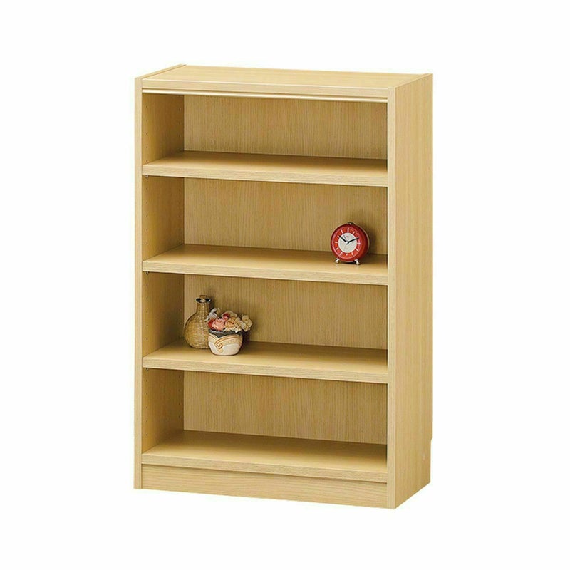 フリーラック 幅59cm 高さ90cm ナチュラルオーク1 全棚可動 本棚 シェルフ