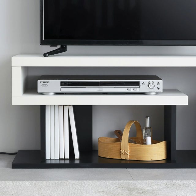 テレビ台 幅90cm 高さ38cm ホワイト 白 ブラック 黒 32V型対応 TV 