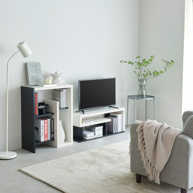 テレビ台 幅90cm 高さ38cm ホワイト 白 ブラック 黒 32V型対応 TVボード